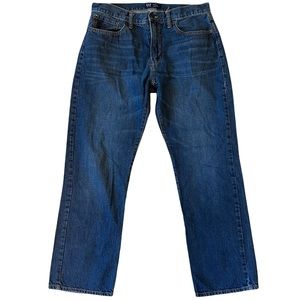 Gap Mens 34 X 30 Straight Leg Denim Jeans